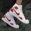 Red Clouds White Red Custom Air Jordan 1