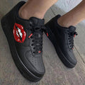 Red Lips Black Custom Air Force 1