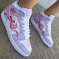 Ribbon Pattern Baby Purple Pink Custom Air Jordan 1