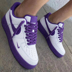 Rope Laces White Purple Custom Air Force 1
