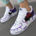 Rose Graffiti Purple Custom Air Force 1