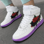 Rose Pattern Purple Custom Air Force 1