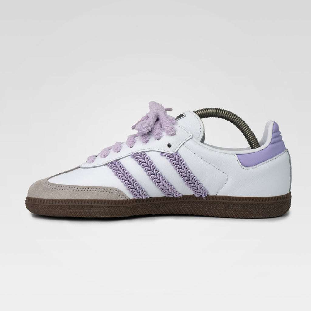 Ayon Braid Lilac Custom Adidas Samba