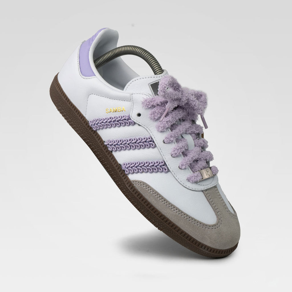 Ayon Braid Lilac Custom Adidas Samba