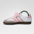 Candy Pink White Custom Adidas Samba
