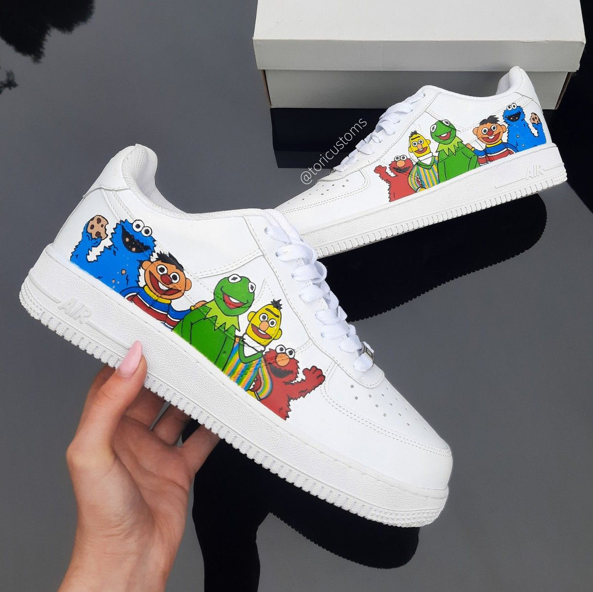 Sesame Street Characters Custom Air Force 1