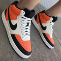 Shattered Backboard Inspired Black Orange Custom Nike Court Vision