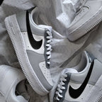 Simple Gray Black Custom Air Force 1