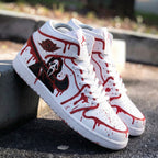 Slasher Movie Theme Red Black Custom Air Jordan 1