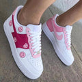 Smiley Baby Pink Hot Pink Custom Air Force 1