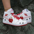 Snoopy Doghouse Paw Prints Red Black Custom Air Jordan 1