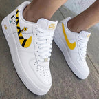 Snoopy Yellow Black Custom Air Force 1