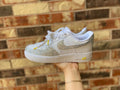 Sparkly Silver Diamond Rhinestone Design Custom Air Force 1