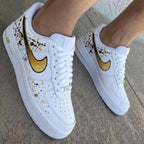 Splash Pattern Gold Custom Air Force 1