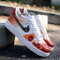 Splash Pattern Orange Red Custom Air Force 1