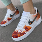 Splash Pattern Orange Red Custom Air Force 1