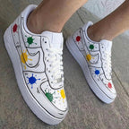 Splash Pattern Red Green Yellow Custom Air Force 1