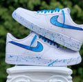 Splatter Blue Custom Air Force 1