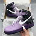 Splatter Design Baby Purple Black Custom Air Force 1