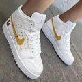 Splatter LA Gold Purple Custom Air Jordan 1