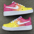 Splatter Pink Yellow Custom Air Force 1
