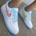 Spongebob Patrick Yellow Pink Baby Blue Custom Air Force 1