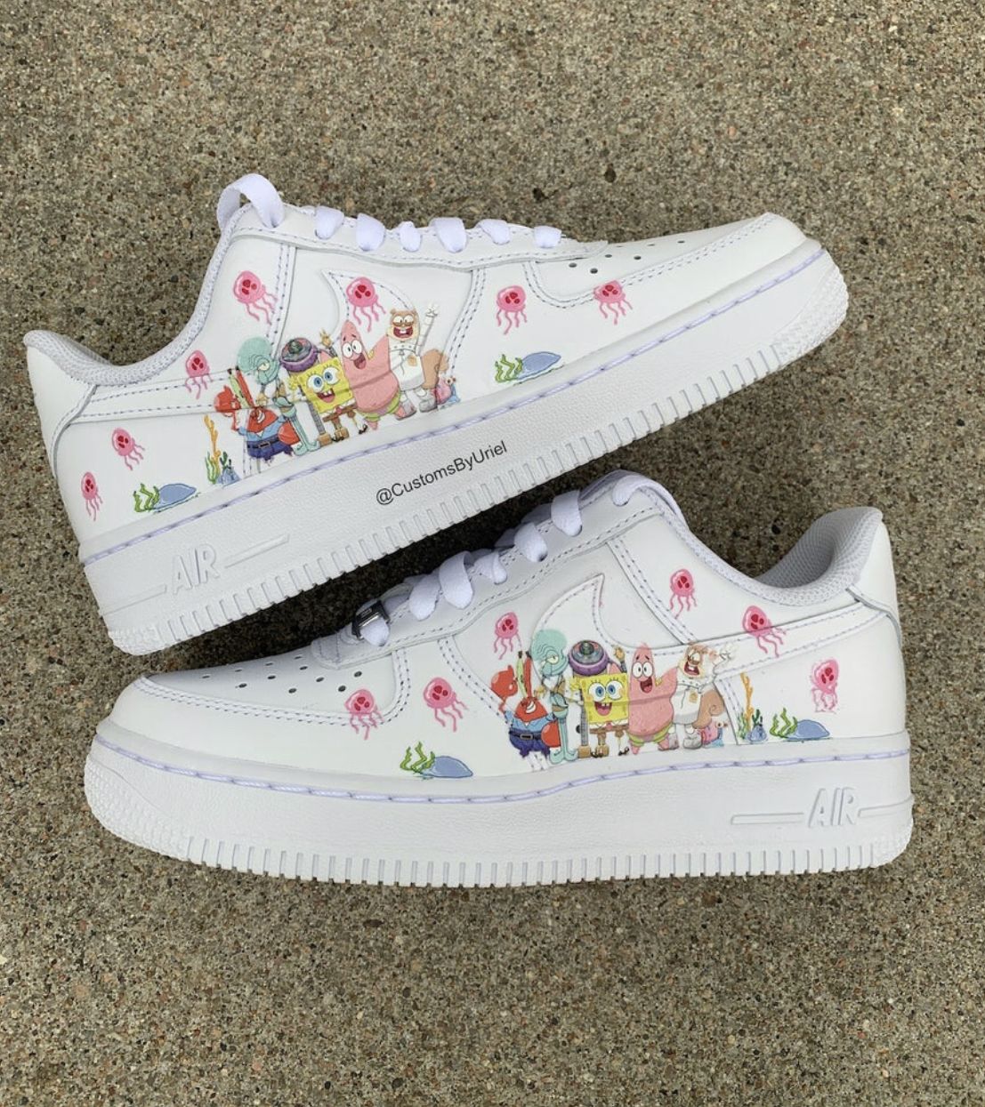 SpongeBob SquarePants Pink Custom Air Force 1