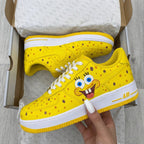 SpongeBob SquarePants Yellow Custom Air Force 1