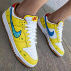 SpongeBob Themed Yellow Green Blue Custom Dunk