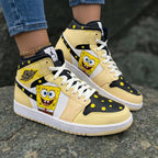 SpongeBob Yellow White Custom Air Jordan 1