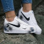 Spray Paint Black Custom Air Force 1