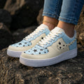 Star Pattern Baby Blue Custom Air Force 1
