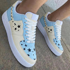 Star Pattern Baby Blue Custom Air Force 1