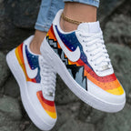 Starry Sky Lightning Blue Rainbow Custom Air Force 1