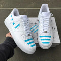 Stripes Baby Blue Custom Air Force 1