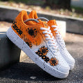 Sunflower Orange White Custom Air Force 1