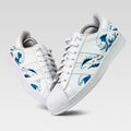 Graffiti Hand Drawing Wave Custom Adidas Samba