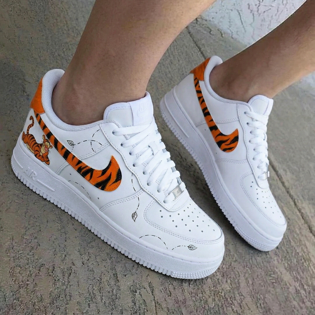 Tigger Tiger Orange Custom Air Force 1