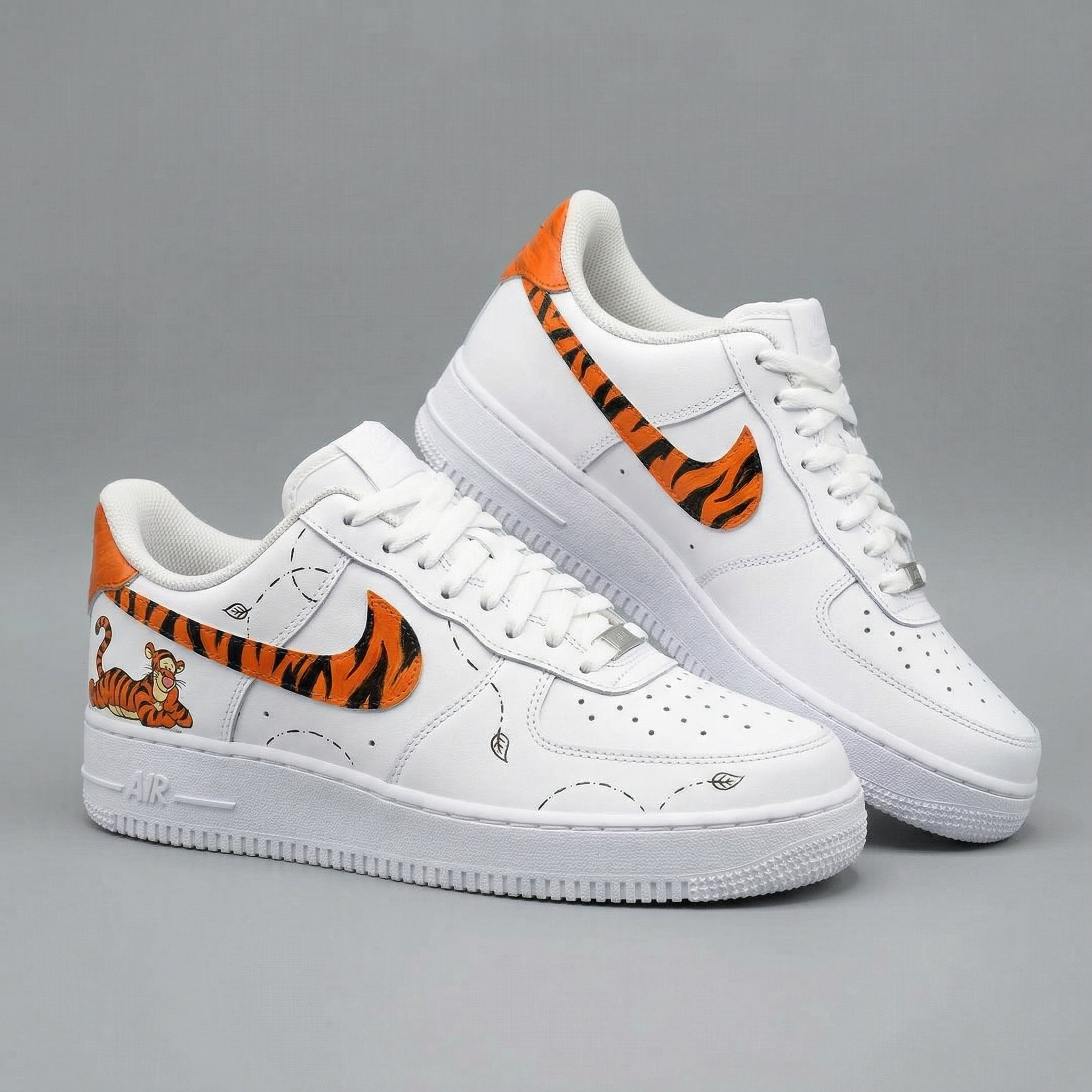 Tigger Tiger Orange Custom Air Force 1