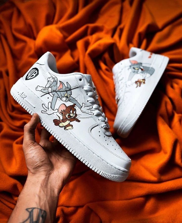 Tom And Jerry Pattern Custom Air Force 1
