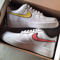 Two - Tone Swoosh White Custom Air Force 1