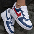 USA Dripping Navy Red Custom Air Force 1
