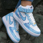 Wedding Theme Baby Blue Custom Air Force 1