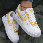 Winnie The Pooh Honey Drip Bees Yellow Custom Air Force 1