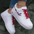 Zebra Stripes Splatter Red Blue Custom Air Force 1